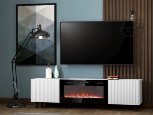 Pafos 180 TV szekrény kandallóval