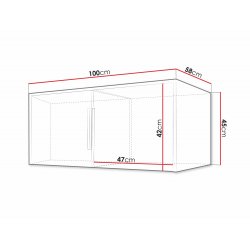 Bali Lux D2 + Nadstawka gardróbszekrény
