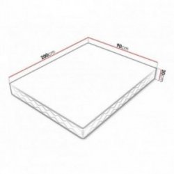Termopur 90X200 Zrolowany matrac