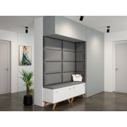 Pag ifjúsági szobába kárpitozott falpanel 40x30