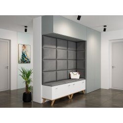 Pag előszoba bútor kárpitozott falpanel 50x30