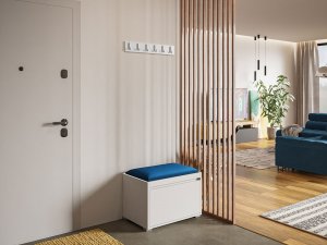 Grawis 60 cipőszekrény akasztóval + kárpitozott falpanel 60x30 Grawis 60 cipőszekrény akasztóval + kárpitozott falpanel 60x30