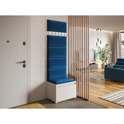 Grawis 60 cipőszekrény akasztóval + 6 db. kárpitozott falpanel 60x30
