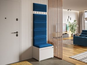 Grawis 60 cipőszekrény akasztóval + 6 db. kárpitozott falpanel 60x30 Grawis 60 cipőszekrény akasztóval + 6 db. kárpitozott falpanel 60x30