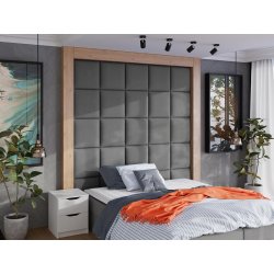 Pag hálószobába kárpitozott falpanel 42x42
